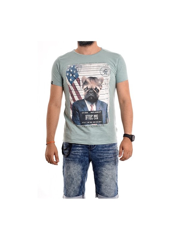 T-shirt col rond coton...