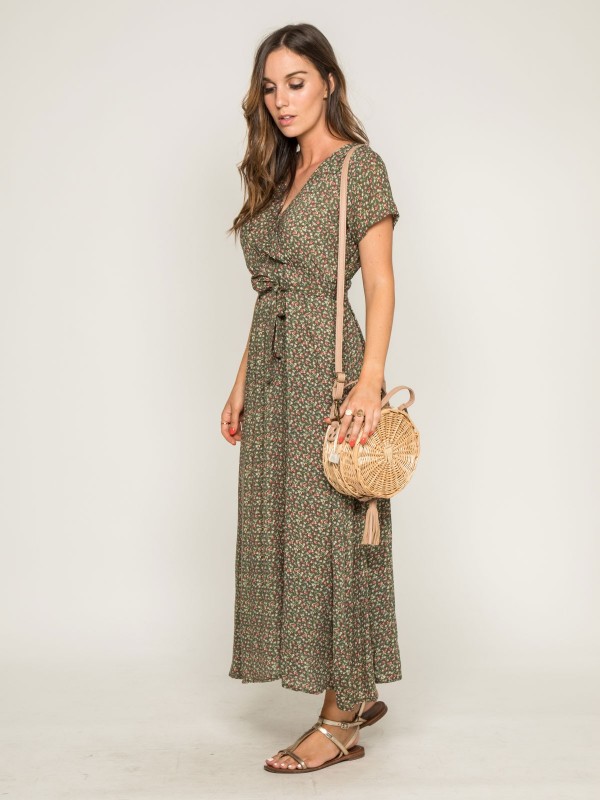 Robe longue imprimée IBERTY...