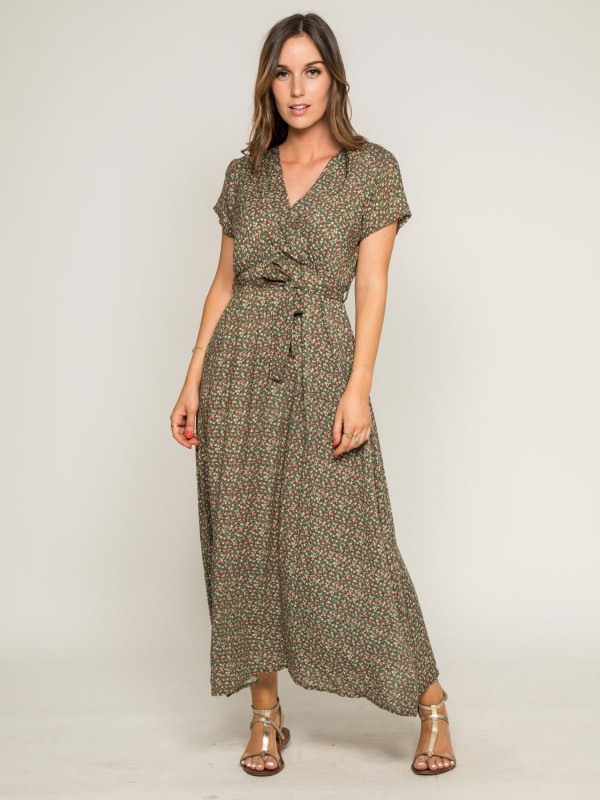 Robe longue imprimée IBERTY...