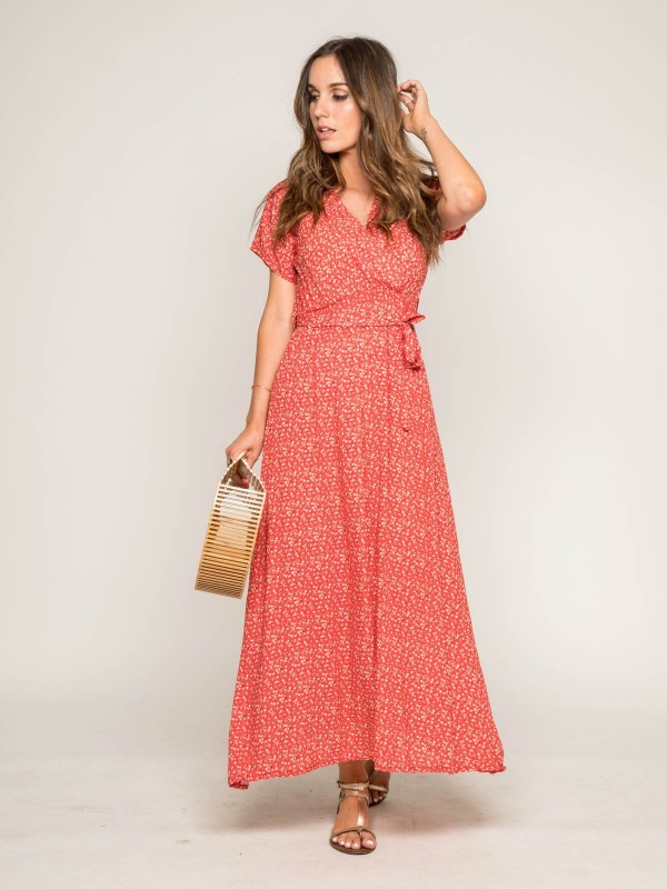 Robe longue imprimée IBERTY...