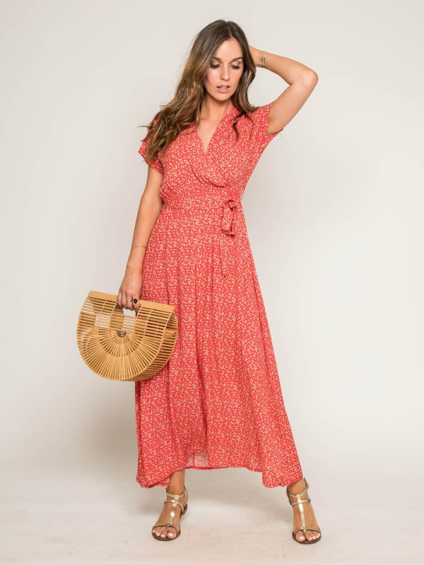 Robe longue imprimée IBERTY...