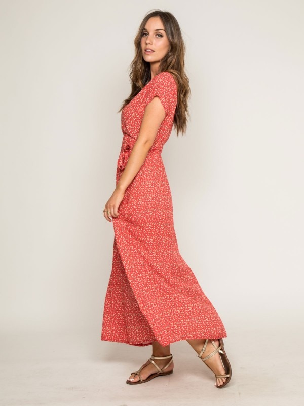 Robe longue imprimée IBERTY...