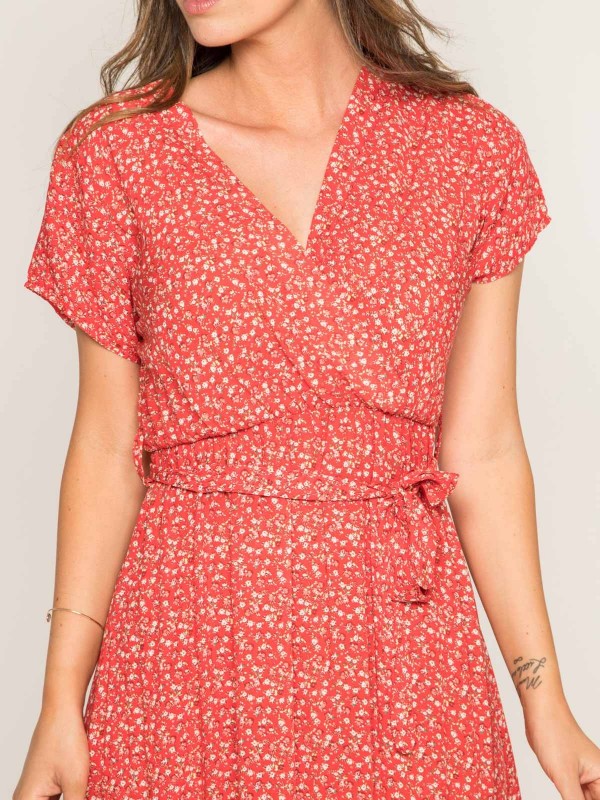 Robe longue imprimée IBERTY...