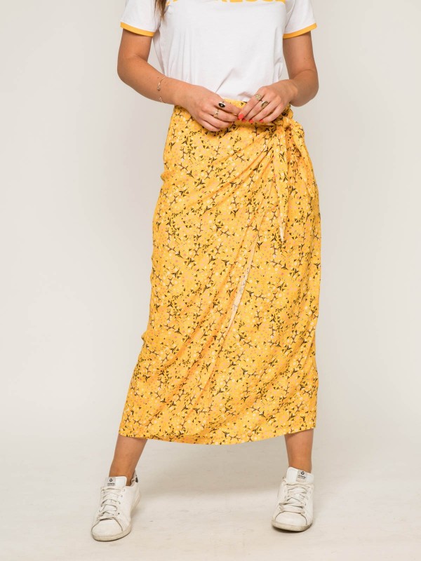 Jupe midi imprimée XEURI