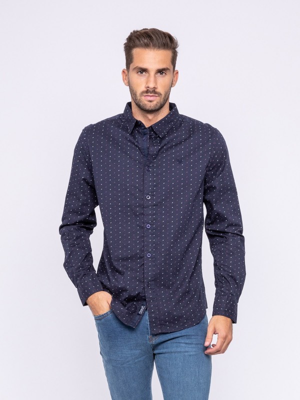 Chemise manches longues...