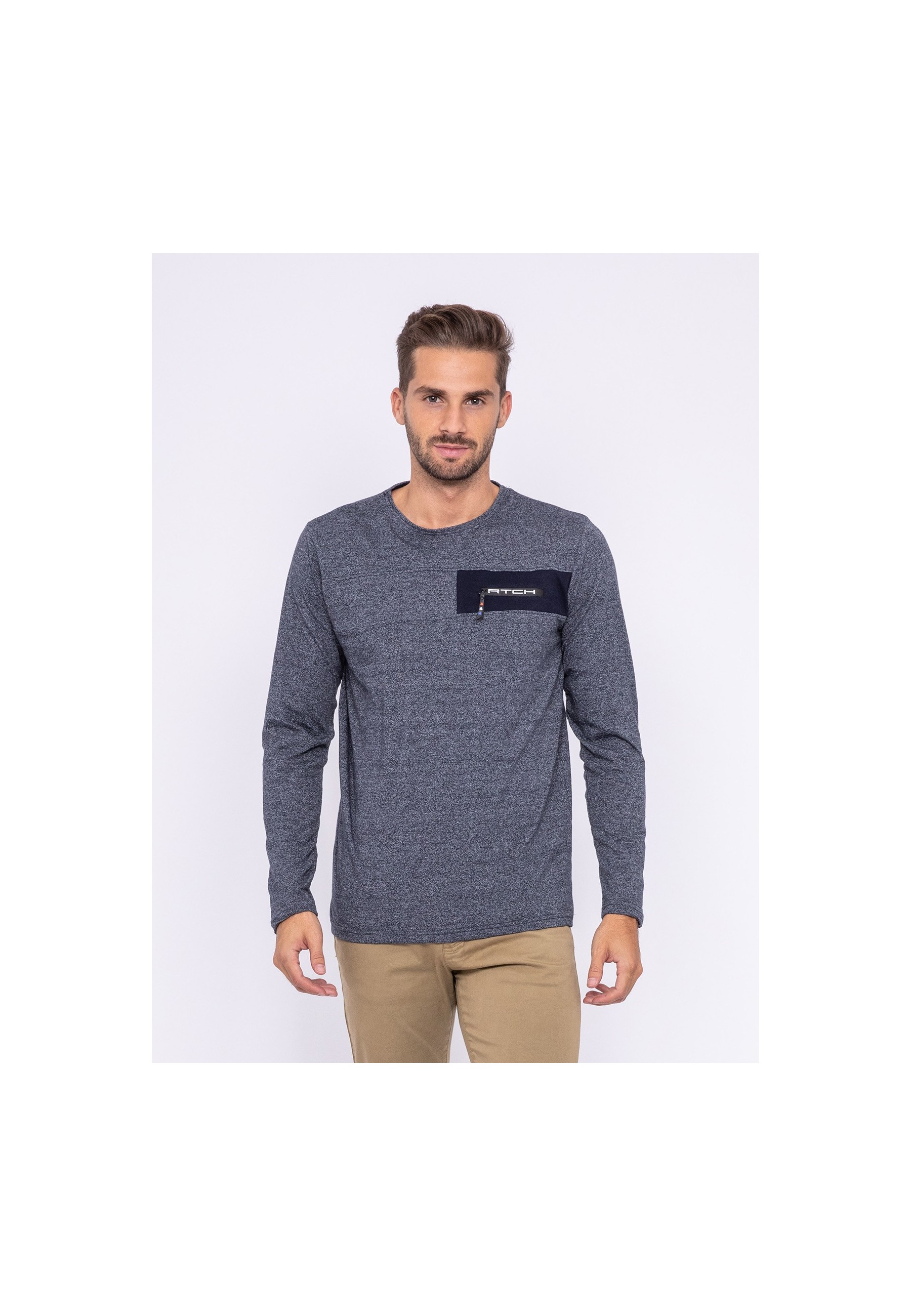 T-shirt manches longues col rond JEDREY