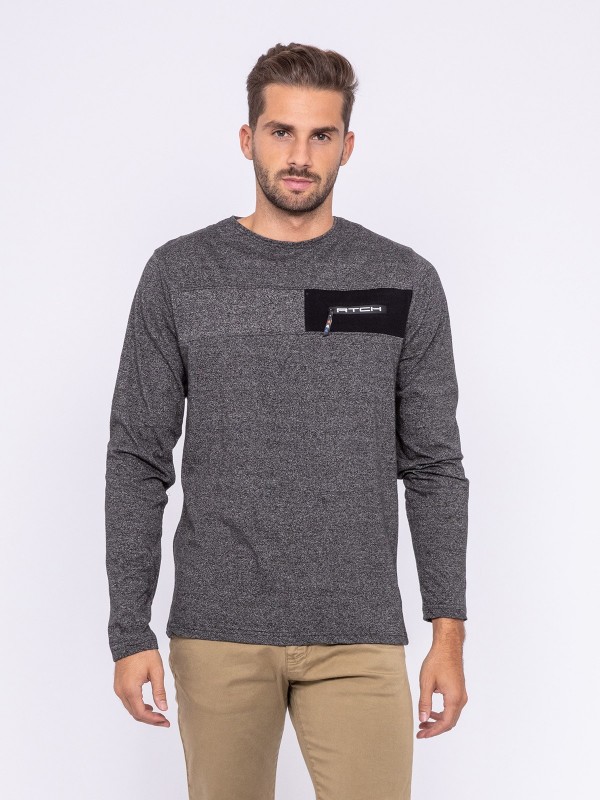 T-shirt manches longues col...