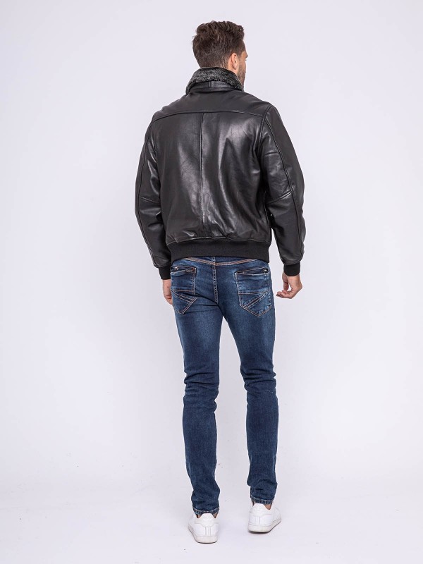 Blouson cuir pilote...