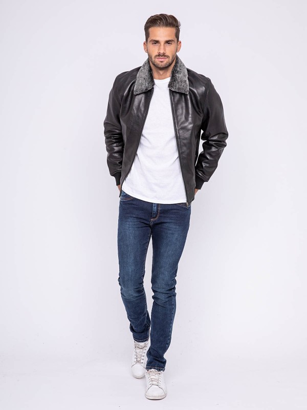 Blouson cuir pilote...