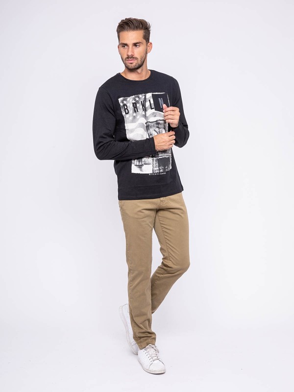 T-shirt manches longues col...