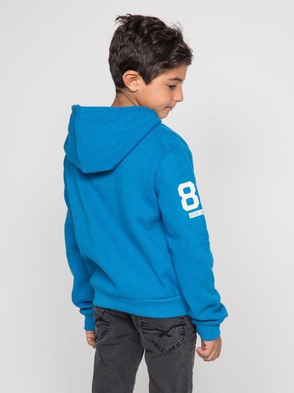 Sweat capuche WARLUZ-J - Royal