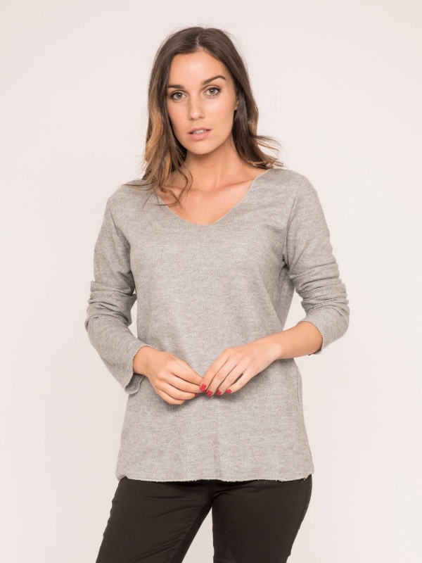 Pull fin col rond KACTUS -...