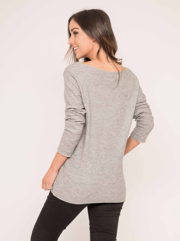 Pull fin col rond KACTUS -...