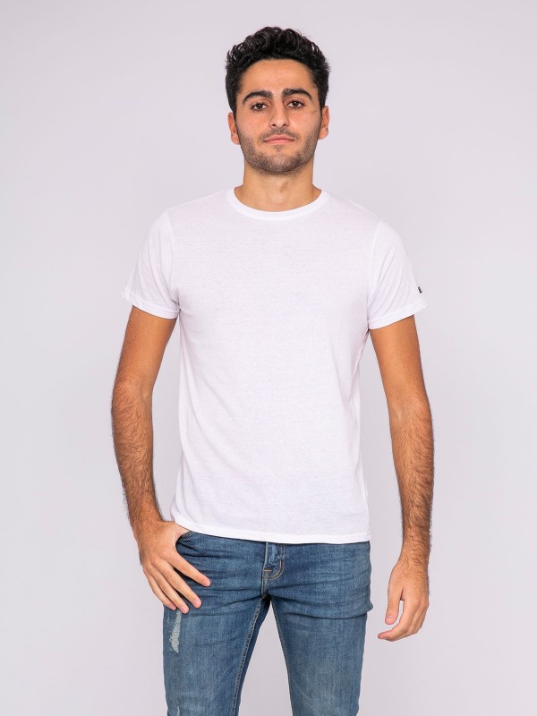T-shirt col rond pur coton organique WAMASSOU