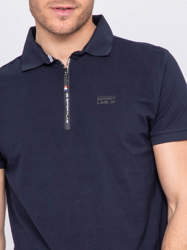 Polo stretch zip PAXTON -...