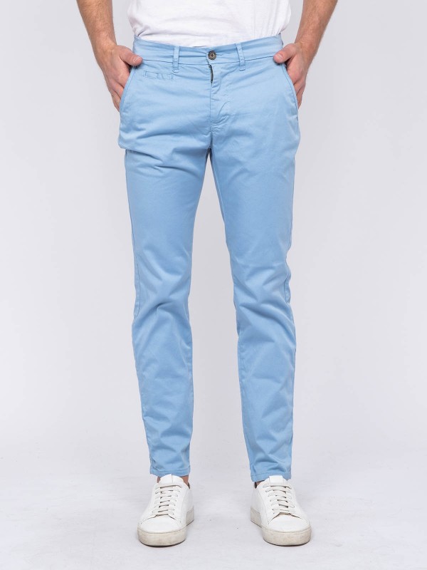 Pantalon chino CALES - Bleu...