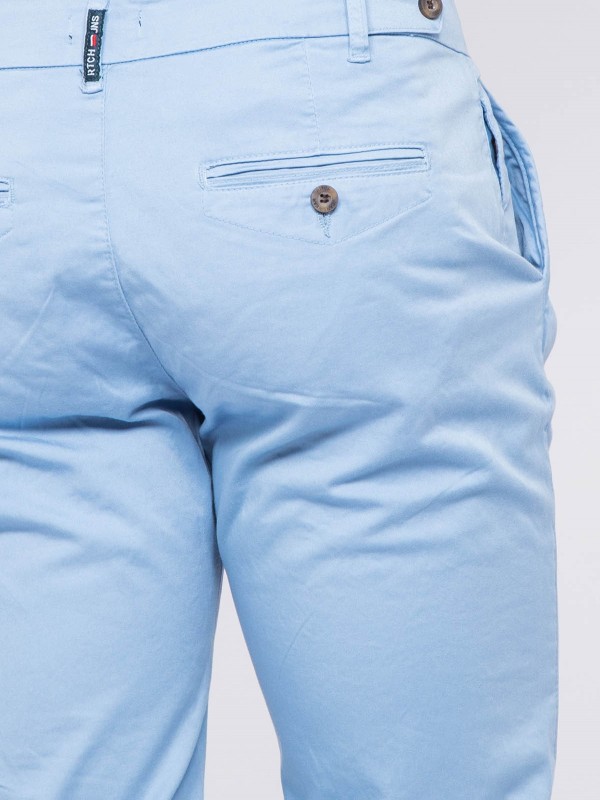 Pantalon chino CALES - Bleu...