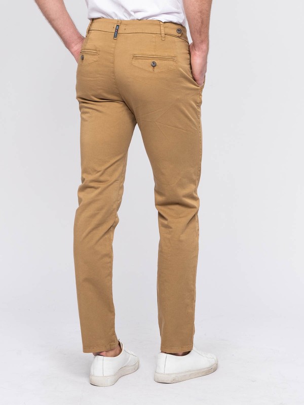Pantalon chino CALES - Cognac