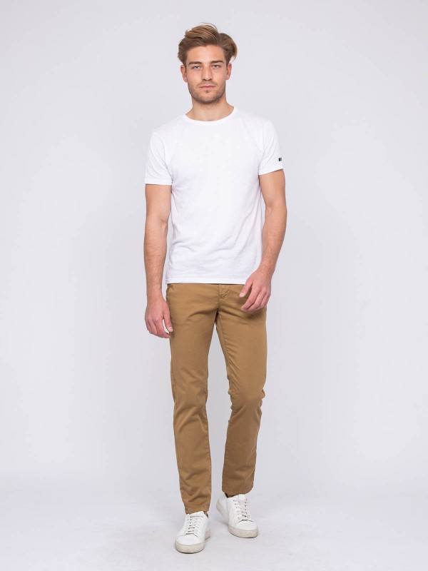 Pantalon chino CALES - Cognac
