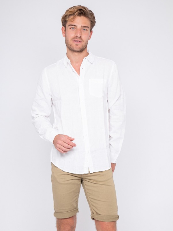 Chemise manches longues pur...