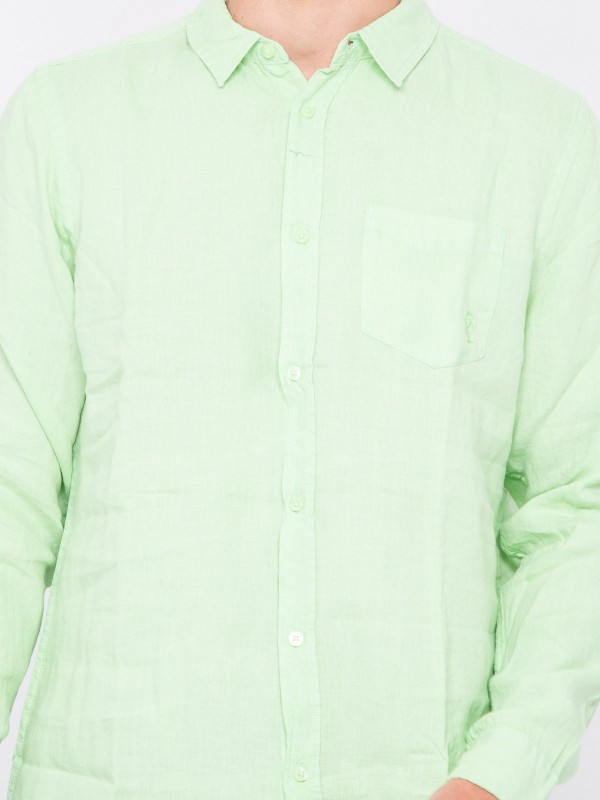 Chemise manches longues pur...