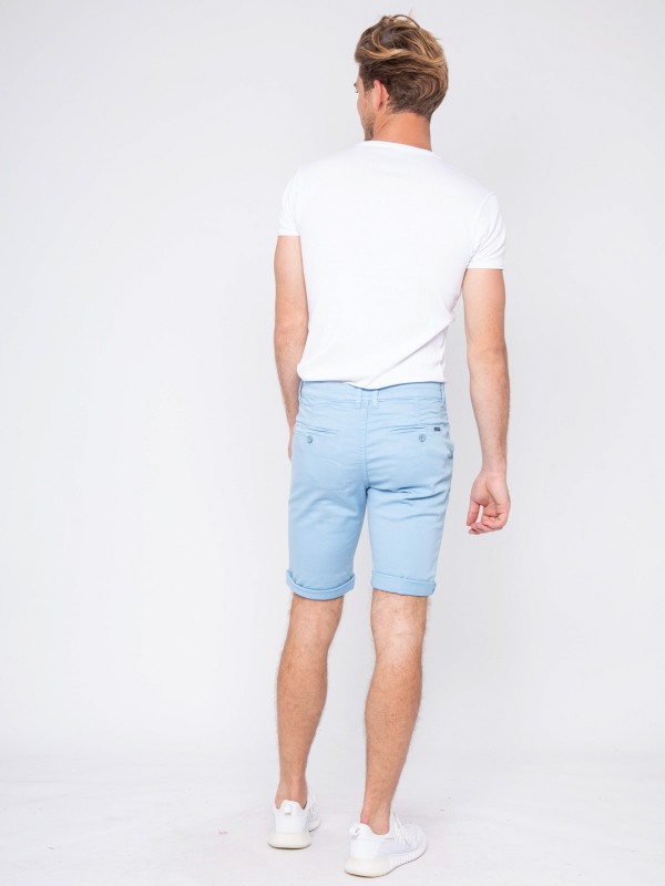 Bermuda chino BAVOLTA - Bleu