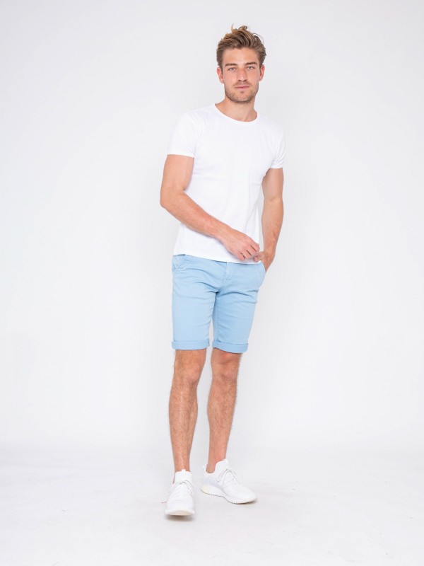 Bermuda chino BAVOLTA - Bleu