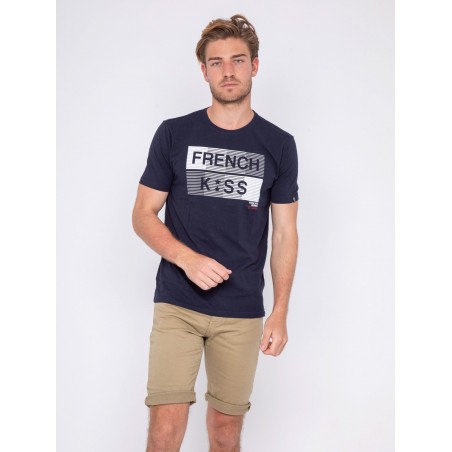 T-shirt col rond pur coton NEBULO