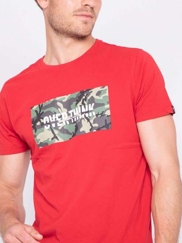 T-shirt col rond pur coton...