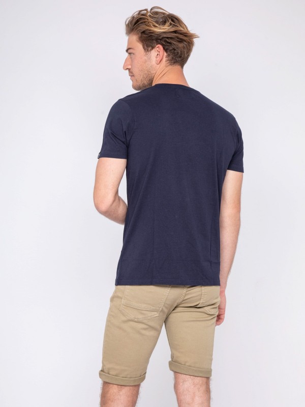 T-shirt col rond pur coton...