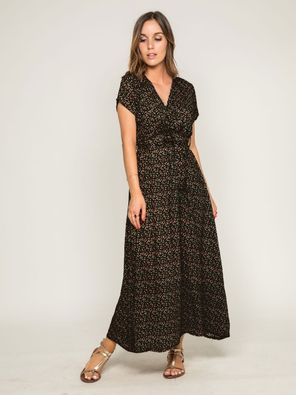 Robe longue imprimée IBERTY...