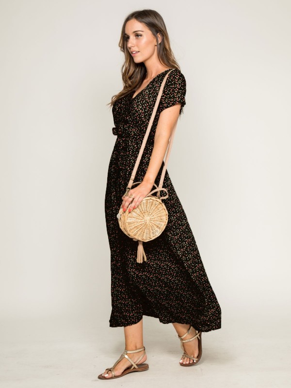 Robe longue imprimée IBERTY...