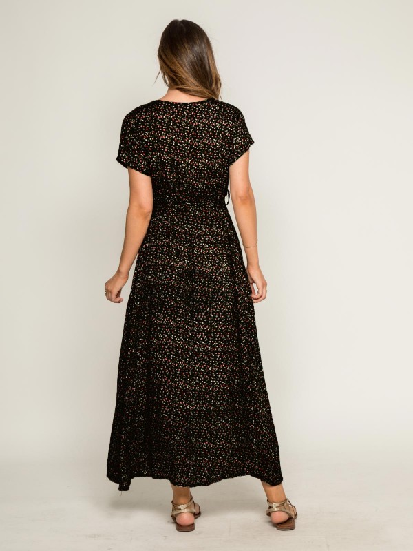 Robe longue imprimée IBERTY...