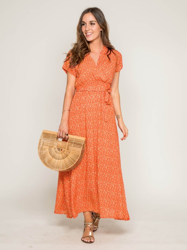 Robe longue imprimée IBERTY...