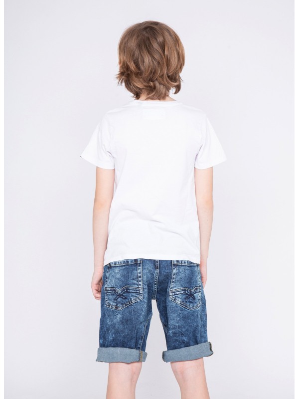 T-shirt col rond pur coton...