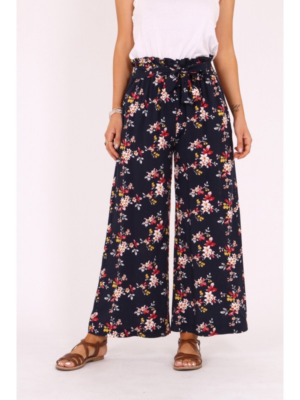 Pantalon fluide imprimé...