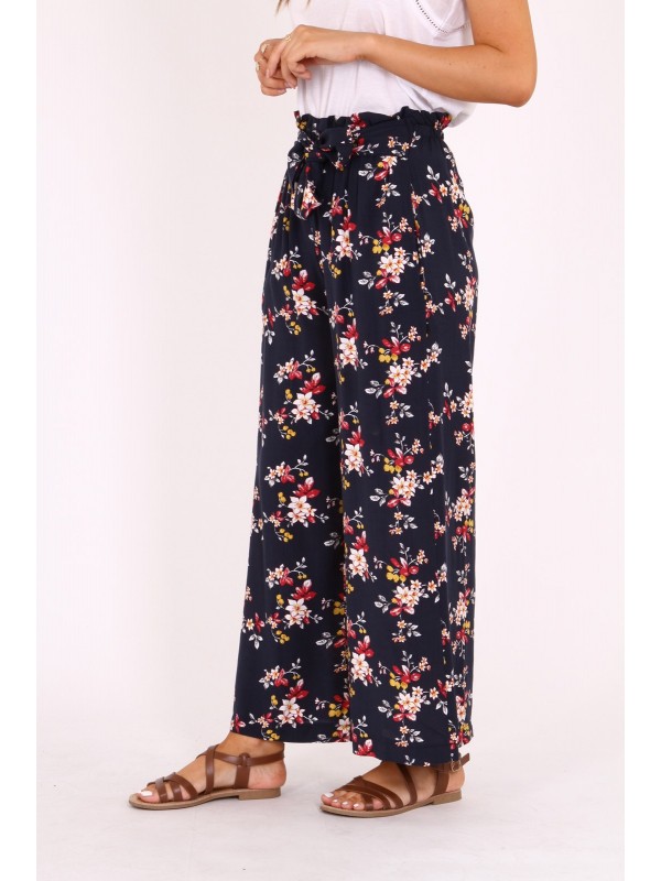 Pantalon fluide imprimé...