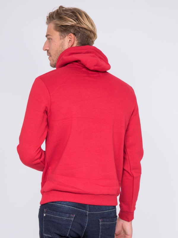 Sweat capuche WARLUZ - Rouge