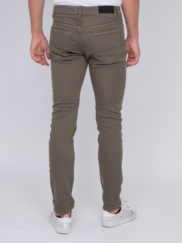 Pantalon 5 poches VAAS - Kaki