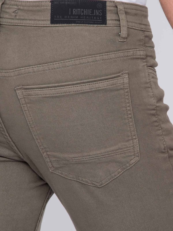 Pantalon 5 poches VAAS - Kaki