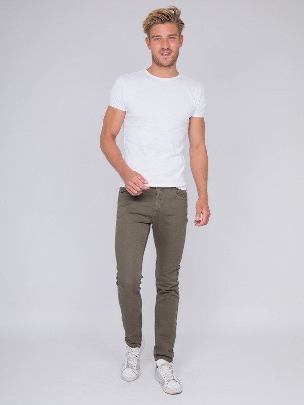 Pantalon 5 poches VAAS - Kaki
