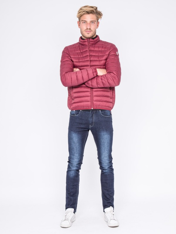 Doudoune légère col montant...