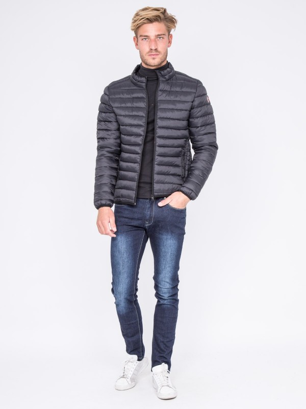 Doudoune légère col montant...