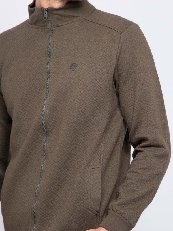 Gilet zippé col montant...