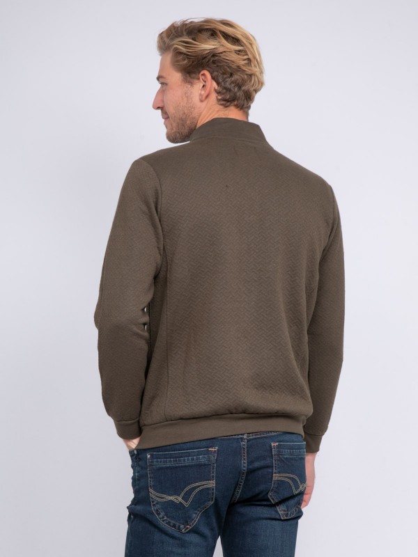 Gilet zippé col montant...