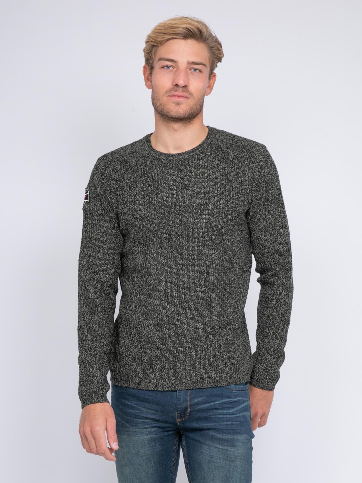 Pull col rond en maille KJ LOMBOSTA