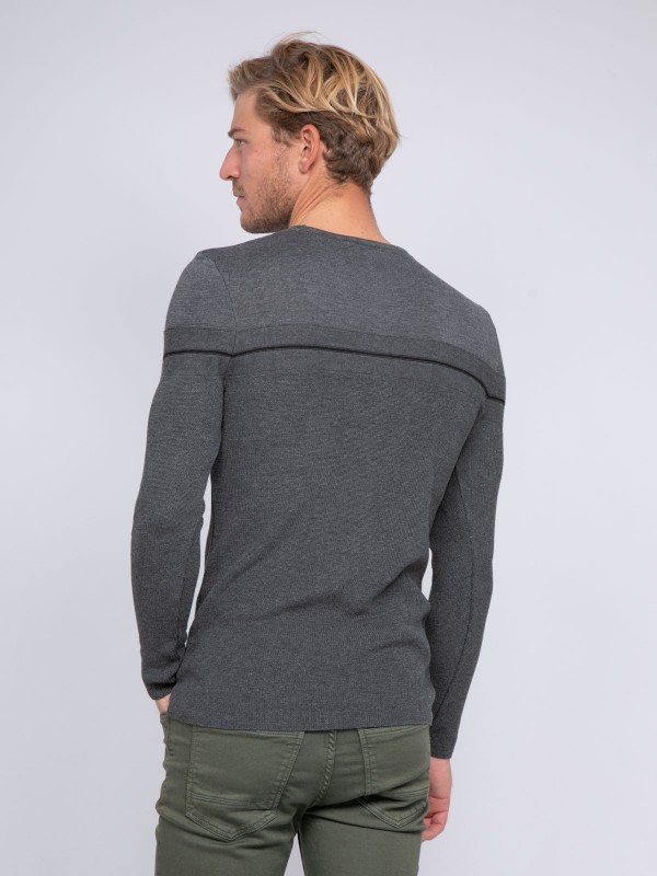 Pull fin col rond LARSONY -...