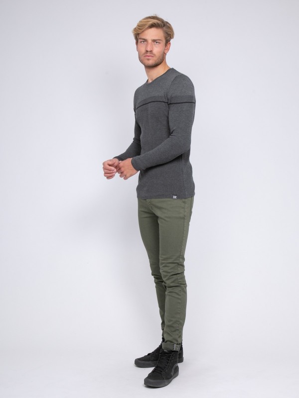 Pull fin col rond LARSONY -...