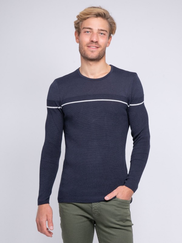 Pull fin col rond LARSONY -...