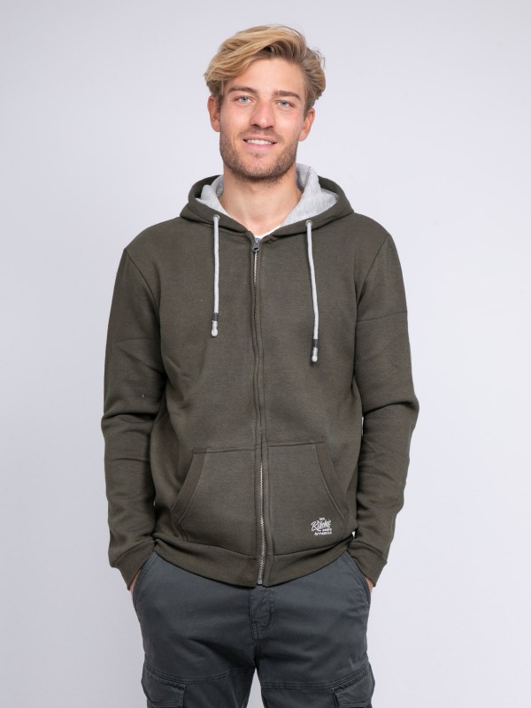 Sweat zippé capuche WAMIN -...